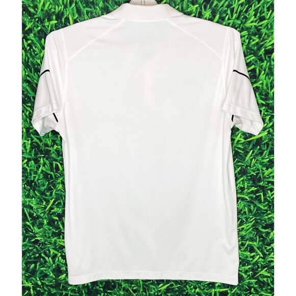Nike Dri-Fit Golf Men’s Large Short Sleeve Stretch Solid White Polo Shirt - Picture 3 of 4